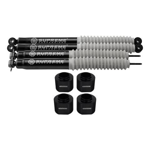 1997-2006 Jeep Wrangler TJ Full Suspension Lift Kit with Max Performance Shocks 2WD 4WD-Suspension Lift Kits-Supreme Suspensions®-3"-2"-Supreme Suspensions®