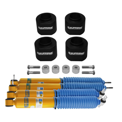 1997-2006 Jeep Wrangler TJ Full Suspension Lift Kit, Transfer Case Drop & Bilstein Shocks 2WD 4WD-Suspension Lift Kits-Bilstein and Supreme Suspensions-2"-2"-4600 Series-Supreme Suspensions®