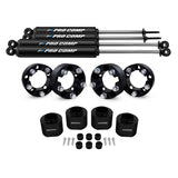1997-2006 Jeep Wrangler TJ Full Suspension Lift Kit with Wheel Spacers, Diff Drop Kit & Pro Comp PRO-X Twin Tube Shocks 4WD