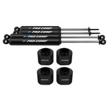 1993-1998 Jeep Grand Cherokee ZJ Vollfederungs-Lift-Kit mit Pro Comp PRO-X Twin Tube-Stoßdämpfern 2WD 4WD