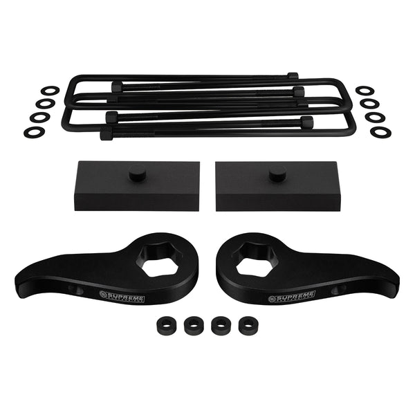 2011-2019 Chevrolet Silverado HD Full Suspension Lift Kit 4WD 4x4 8LUG | | SUPREME'S NEW HD STEEL LIFT BLOCKS!