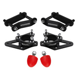 2009-2012 Suzuki evenaar 3" voor + 2" achtervering liftkit 2wd 4wd | Inclusief uca-bubbelstops van polyurethaan