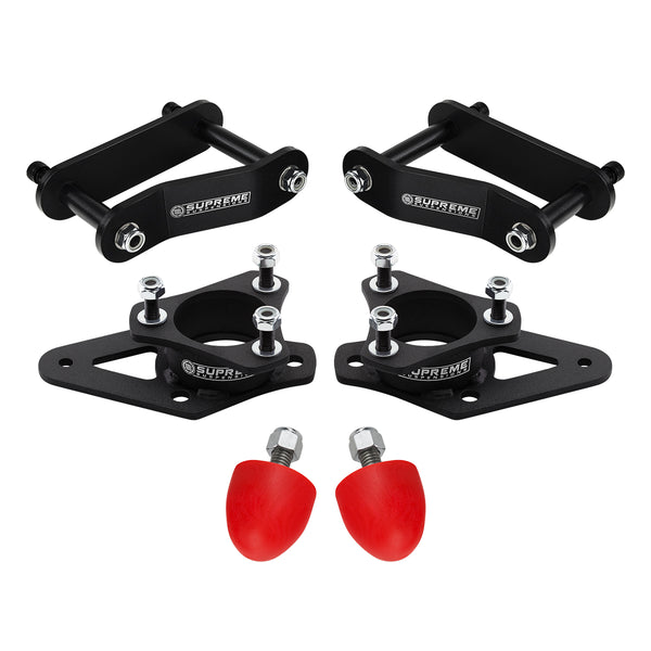 2009-2012 Suzuki Equator 3" Front + 2" Rear Suspension Lift Kit 2WD 4WD | Polyurethane UCA Bump Stops Included