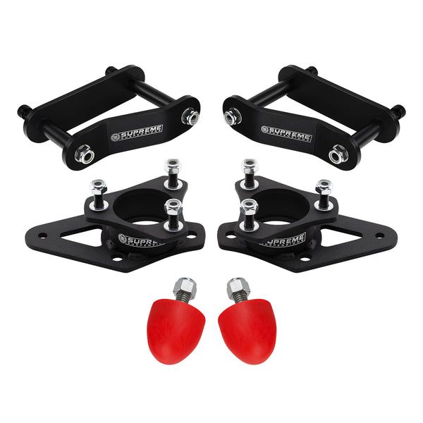 2009-2012 Suzuki Equator 3" Front + 2" Rear Suspension Lift Kit 2WD 4WD | Polyurethane UCA Bump Stops Included