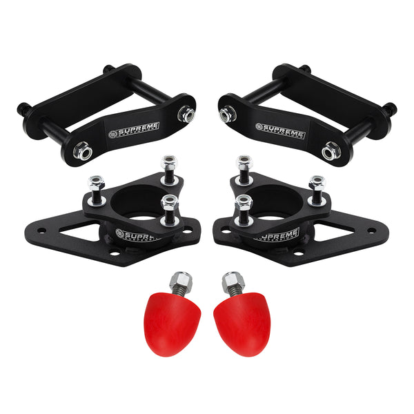 2005-2015 Nissan Xterra 3" Front + 2" Rear Suspension Lift Kit 2WD 4WD | Polyurethane UCA Bump Stops Included