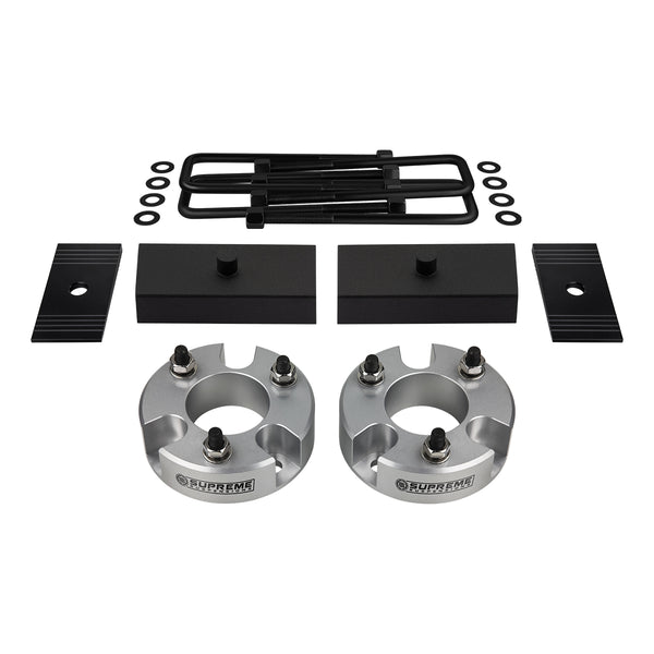 2005-2023 Nissan Frontier Full Suspension Lift Kit / Shims 4x2 4x4 Silver