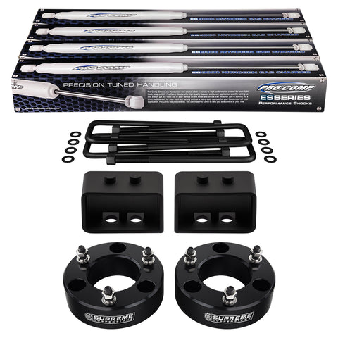 2004-2008 Ford F-150 Full Suspension Lift Kit & Extended Length Pro Comp Shocks 2WD 4WD-Suspension Lift Kits-Pro Comp and Supreme Suspensions-2WD-2"-3"-Supreme Suspensions®