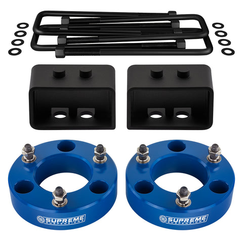 2004-2008 Ford F-150 Full Suspension Lift Kit 2WD - Blue-Suspension Lift Kits-Supreme Suspensions®-2WD-2"-3"-Supreme Suspensions®