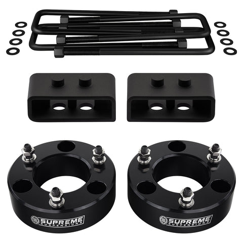 2009-2022 Ford F-150 Full Suspension Lift Kit 2WD - Black-Suspension Lift Kits-Supreme Suspensions®-2WD-2"-2"-Supreme Suspensions®