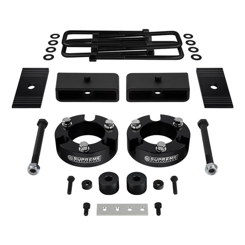 1999-2006 Toyota Tundra Full Suspension Lift Kit, Differential Drop & Shims 4WD 4x4-Suspension Lift Kits-Supreme Suspensions®-2"-1.5"-Supreme Suspensions®