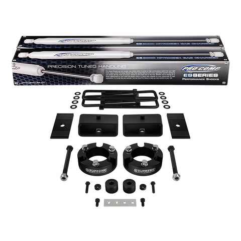 1999-2006 Toyota Tundra Full Suspension Lift Kit with Differential Drop Kit, Axle Shims & Rear Pro Comp ES9000 Shocks 4WD-Suspension Lift Kits-Supreme Suspensions®-3"-2"-Supreme Suspensions®