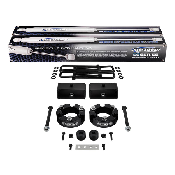 kit de levage à suspension complète Toyota Tundra 1999-2006 avec kit de chute différentielle et amortisseurs arrière Pro Comp ES9000 4WD