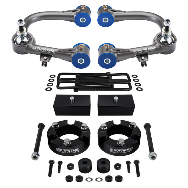 2005–2023 Toyota Tacoma Full Suspension Lift Kit & Differential Drop Kit 4WD + obere Querlenker mit Uni Ball, FK-Lagern und Polyurethan-Buchsen