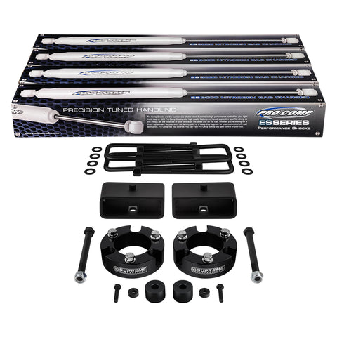 2005-2019 Toyota Tacoma Full Suspension Lift Kit, Differential Drop Kit & Pro Comp Shocks 4WD 4x4-Suspension Lift Kits-Pro Comp och Supreme Suspensions-2"-2"-Supreme Suspensions®