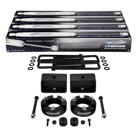 2005-2019 مجموعة رفع التعليق الكامل Toyota Tacoma ، مجموعة السقوط التفاضلي وصدمات Pro Comp 4WD 4x4-Suspension Kits-Pro Comp and Supreme Suspension-3 "-3" -Supreme Suspension®