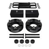 2007-2018 Chevy Silverado 1500 4WD Kit de elevación de suspensión completa con espaciadores de caída diferencial