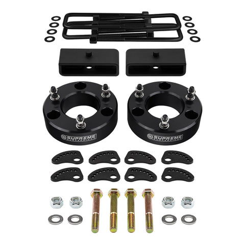 2007-2019 GMC Sierra 1500 Full Lift Kit With Upper Arm Camber/Caster Alignment Kit-Suspension Lift Kits-Supreme Suspensions®-3"-1.5"-Supreme Suspensions®