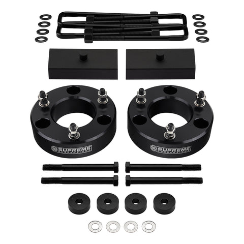 2007-2019 Chevrolet Silverado 1500 Full Suspension Lift Kit 4WD I Includes Supreme Suspensions NEW Premium Forged Flat-Top U-Bolts-Suspension Lift Kits-Supreme Suspensions®-2"-1"-Supreme Suspensions®