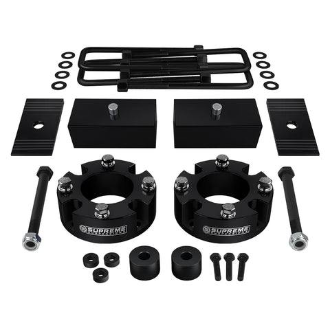 2007-2021 Toyota Tundra Full Suspension Lift Kit, Diff Drop & Axle Shims 4WD 4x4-Suspension Lift Kits-Supreme Suspensions®-2"-1"-Supreme Suspensions®