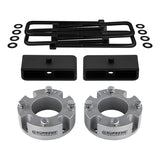 Billet Spacers + Steel Blocks Suspensions Leveling Lift Kit For 2007-2021 Toyota Tundra