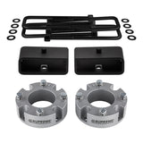 Billet Spacers + Steel Blocks Suspensions Leveling Lift Kit For 2007-2021 Toyota Tundra