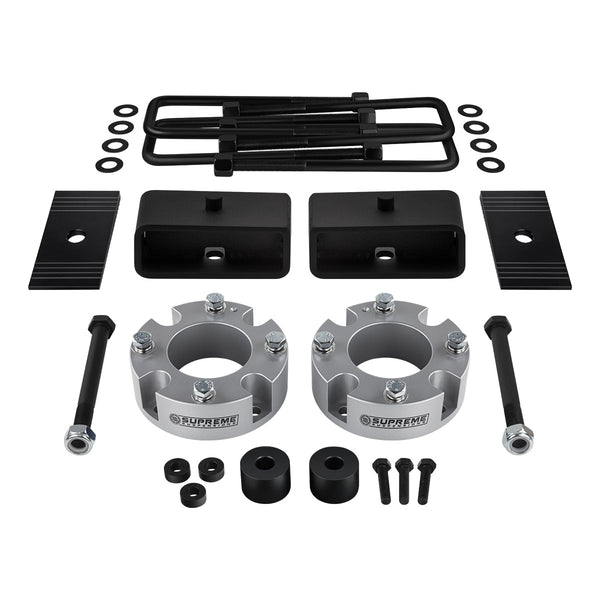 2015-2021 Toyota Tundra TRD PRO Full Suspension Lift Kit, Diff Drop & Axle Shims 4WD 4x4 SILVER