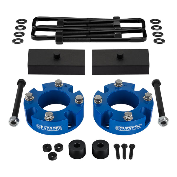 2007-2021 Toyota Tundra Full Suspension Lift Kit 4WD Includes Supreme Suspensions NEW Premium Forged Flat-Top U-Bolts
