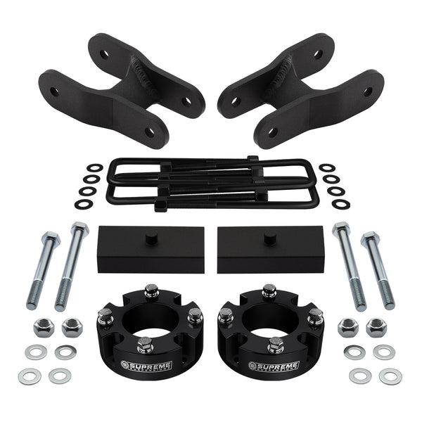 2007-2020 Toyota Tundra Full Suspension Lift Kit 2WD 4WD | Includes Rear Shackle and Lift Blocks Combo