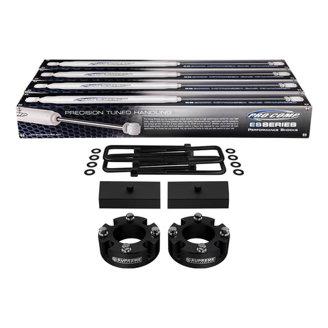 2007-2021 Toyota Tundra Full Suspension Lift Kit with Pro Comp ES9000 Series Shocks 2WD 4WD-Suspension Lift Kits-Pro Comp and Supreme Suspensions-2"-1"-Supreme Suspensions®
