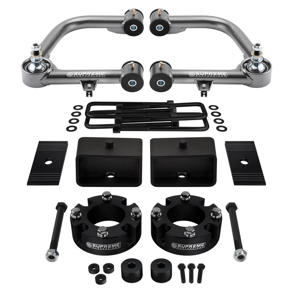 3" Full Lift Kit with Uni-Ball Upper Control Arms Fits 2007-2021 Toyota Tundra 4x4