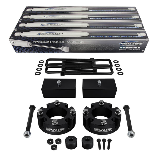 kit de levage à suspension complète Toyota Tundra 2007-2015 et amortisseurs Pro Comp étendus 4 roues motrices 4x4