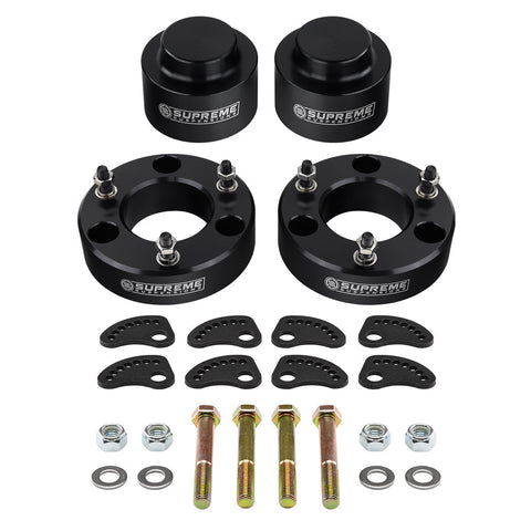 2007-2014 طقم رفع كامل Cadillac 6-lug مع مجموعة محاذاة الحدبة / العجلة العلوية للذراع - مجموعات رفع التعليق - أنظمة التعليق العليا® -3 "-2" -Supreme Suspension®