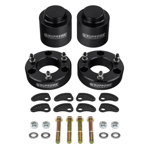 2007-2014 طقم رفع كامل Cadillac 6-lug مع مجموعة محاذاة الحدبة / العجلة العلوية للذراع - مجموعات رفع التعليق - أنظمة التعليق العليا® -3 "-3" -Supreme Suspension®