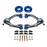 2007-2018 Chevrolet Silverado 1500 Front Leveling Kit with Uni-Ball Upper Control Arms and Camber/Caster Adjusting & Lock-Out Kit
