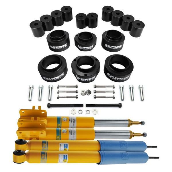 1989-1998 Suzuki Sidekick 4"-Vollfederungs-Lift-Kit und Body-Lift mit Bilstein-Stoßdämpfern 2WD 4WD