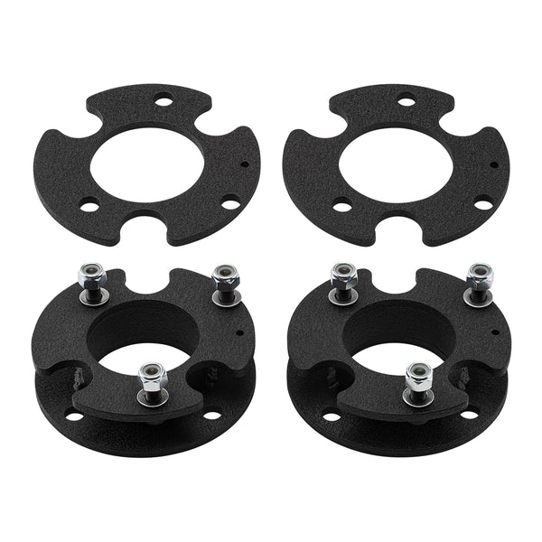 2" Front Leveling Lift Kit For 2004-2023 Ford F150 2WD/4WD - Black Aluminum Spacers 9 thumbnail image