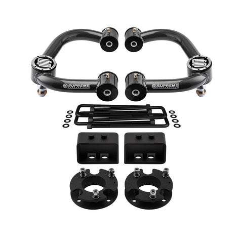 2014-2023 Ford F-150 Full Kit 4WD with Upper Control Arms w/ Uni Ball, FK Bearings & Polyurethane Bushings-Suspension Lift Kits-Supreme Suspensions®-Supreme Suspensions®