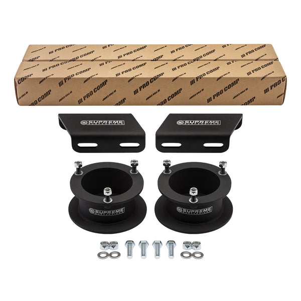 kit de levage de suspension avant Dodge Ram 3500 1994-2012 avec supports de relocalisation de barre stabilisatrice et amortisseurs Pro Comp PRO-X 4WD