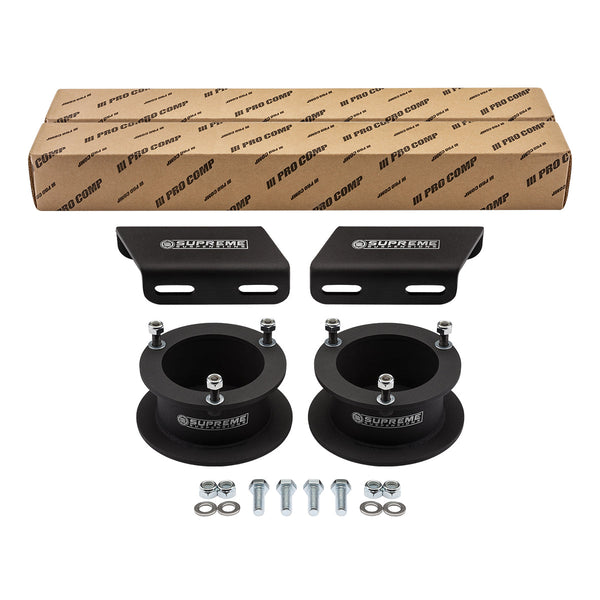 kit de levage de suspension avant Dodge Ram 2500 1994-2013 avec supports de relocalisation de barre stabilisatrice et amortisseurs Pro Comp PRO-X 4WD