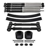 1984-2001 Jeep Cherokee XJ volledig geveerde liftset met onderste draagarmen en MAX-prestatieschokken 2WD 4WD