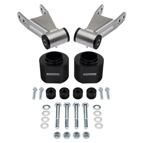 1984-2001 Jeep Cherokee XJ Full Suspension Lift Kit & Transfer Case Drop Kit 4WD 4X4-Suspension Lift Kits-Supreme Suspensions®-2" + 2"-Supreme Suspensions®