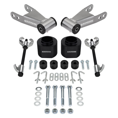 1984-2001 Jeep Cherokee XJ 4WD Full Suspension Lift Kit & Transfer Case Drop Kit Includes Spring Coil Compressors-Suspension Lift Kits-Supreme Suspensions®-2" + 2"-Supreme Suspensions®