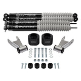 1984-2001 Jeep Cherokee XJ Kit de elevação de suspensão completa com kit de queda de caixa de transferência e suspensões supremas choques de desempenho máximo 4WD