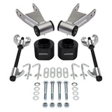 1984-2001 Jeep Cherokee XJ 2WD 4WD Front Lift Spacers With 2" Rear Lift Shackles Including Spring Compressor Tool