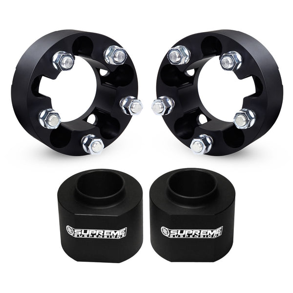 1984-2001 Jeep Cherokee XJ Front Suspension Lift Kit & 2" Wheel Spacers 2WD 4WD