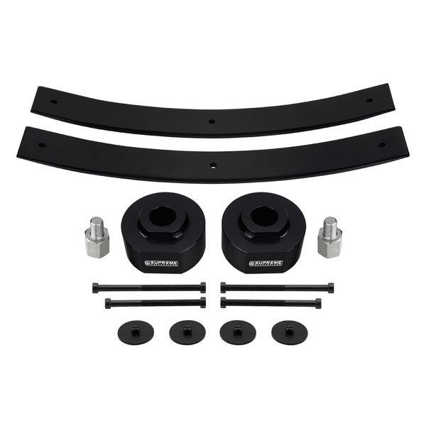 2" Front Lift Spring Spacers + 2" Rear Lift Short Add-A-Leaf Springs For 2000-2005 Ford Excursion