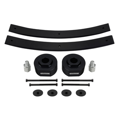 2" Front Lift Spring Spacers + 2" Rear Lift Short Add-A-Leaf Springs For 1981-1996 Ford F-150-Suspension Lift Kits-Supreme Suspensions®-Supreme Suspensions®