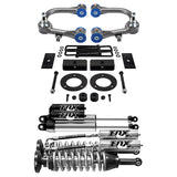 kit de elevação dianteira de 3,5" + traseira de 1,5" 2005-2019 Toyota tacoma uca + coilovers de reservatório fox + amortecedores