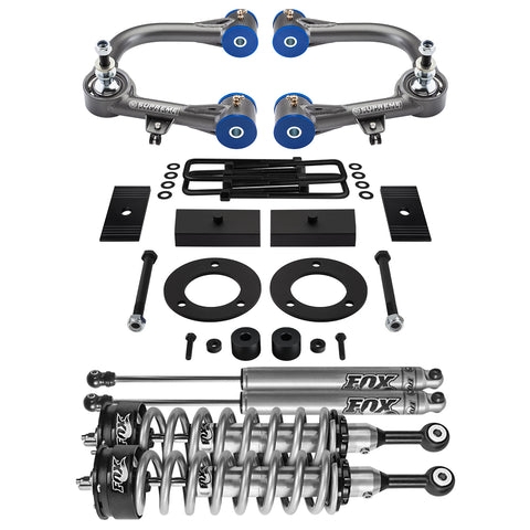 2.5" Front Spacers + 1" Rear Lift 2005-2023 Toyota Tacoma U.C.A + 2.0 FOX Coilovers and Shocks-Suspension Lift Kits-Supreme Suspensions®-Supreme Suspensions®
