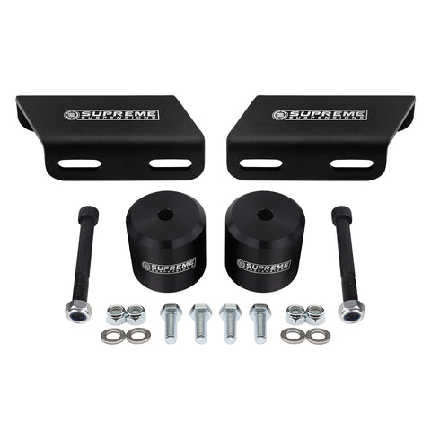2008-2023 Ford F-250 Super Duty Front Suspension Lift Kit & Sway Bar Drop Bracket 4WD-Suspension Lift Kits-Supreme Suspensions®-Black-1.5"-Supreme Suspensions®
